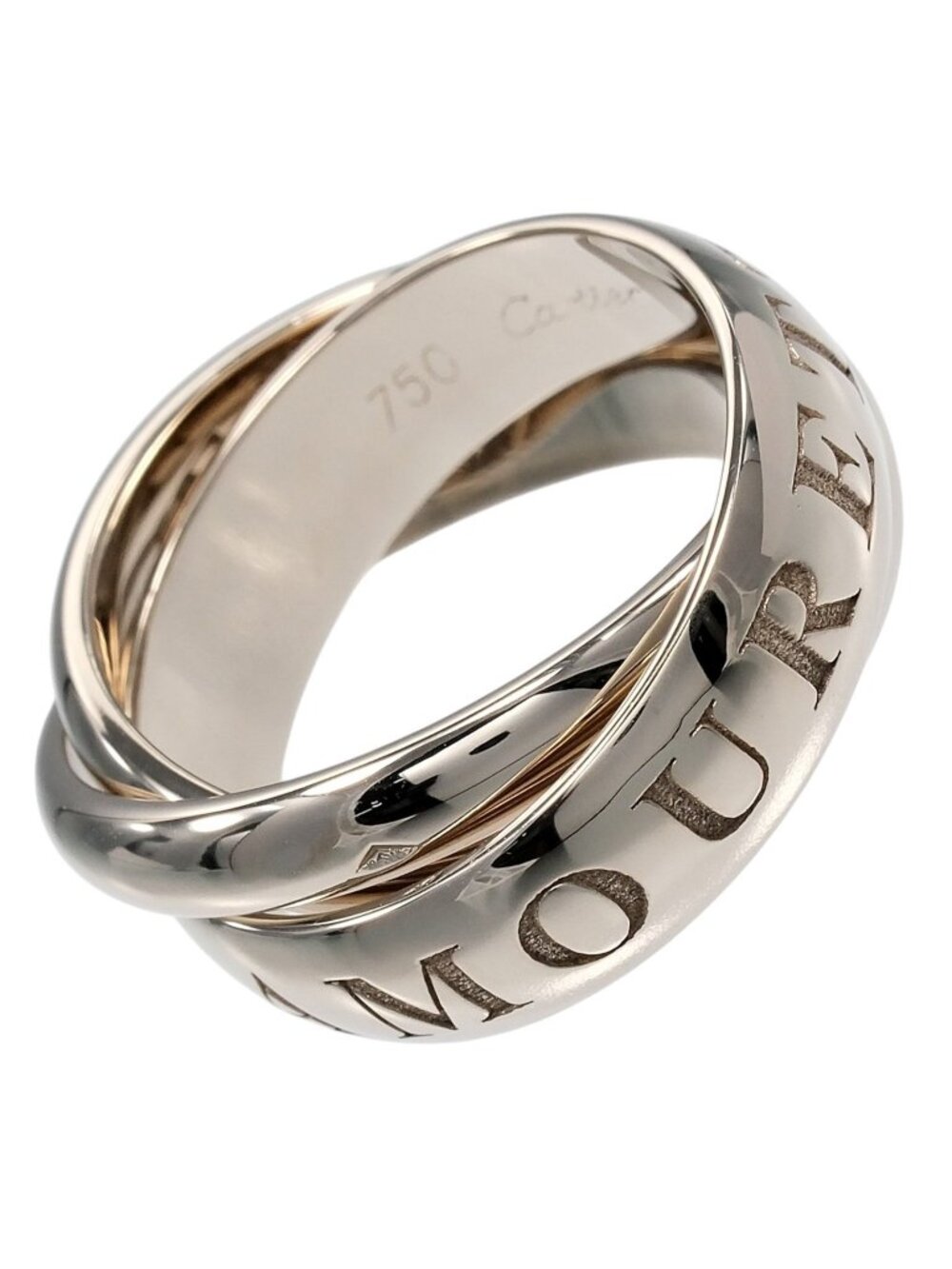 Cartier Trinity 18k White Gold Ring